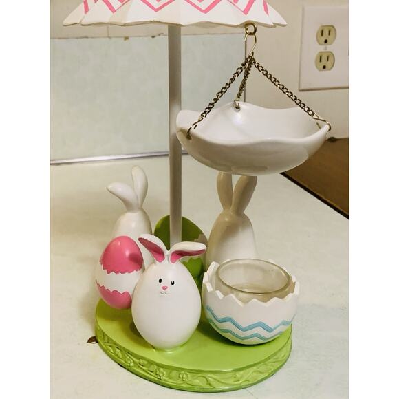Yankee Candle Ceramic Bunny Dance Easter Tart Warmer - Picture 4 of 6